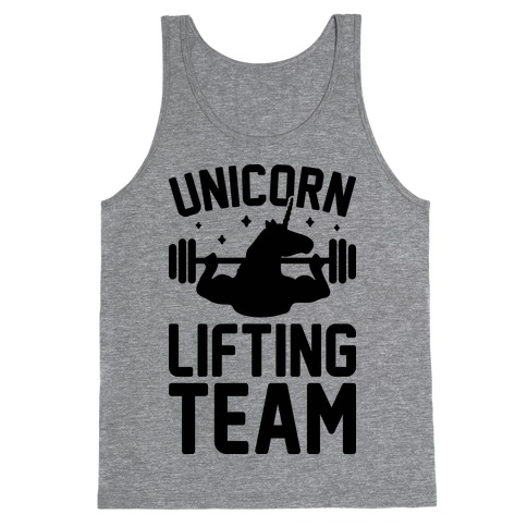 Unicorn Lifting Team Tank Top