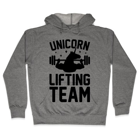 Unicorn Lifting Team Hooded Sweatshirt