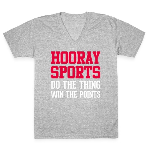 Hooray Sports V-Neck Tee Shirt