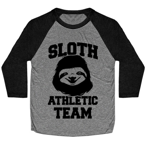 Sloth Athletic Team Baseball Tee
