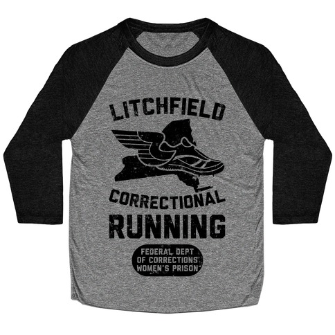Litchfield Correctional Running Baseball Tee