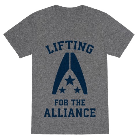 Lifting For The Alliance V-Neck Tee Shirt