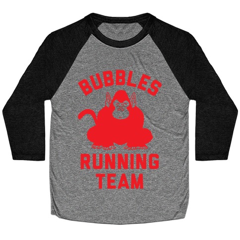Bubbles Running Team Baseball Tee