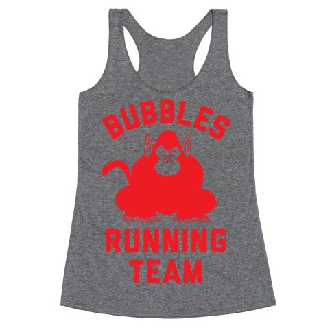 Bubbles Running Team Racerback Tank Top