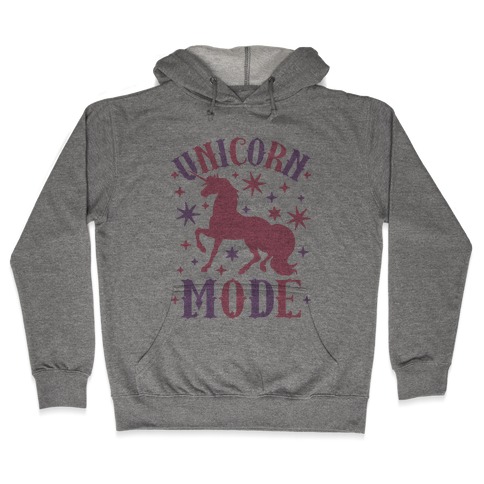 Unicorn Mode Hooded Sweatshirt