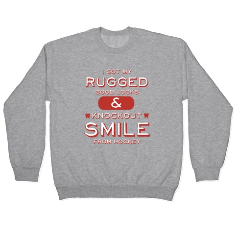 Knockout Hockey Smile Pullover