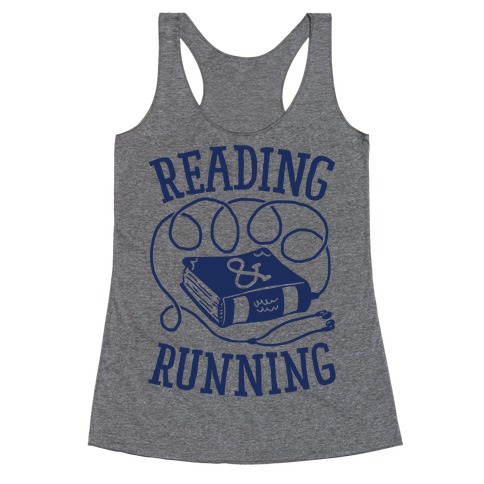 Reading & Running Racerback Tank Top