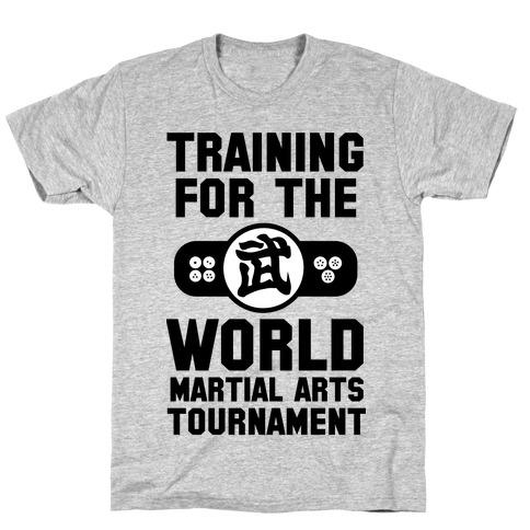 Training for the World Martial Arts Tournament T-Shirt