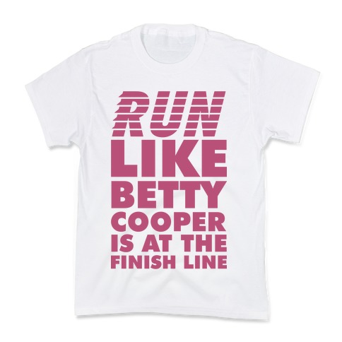 Run like Betty is at the Finish Line Kids T-Shirt