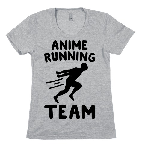 Anime Running Team Womens T-Shirt