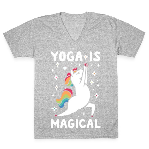 Yoga Is Magical V-Neck Tee Shirt