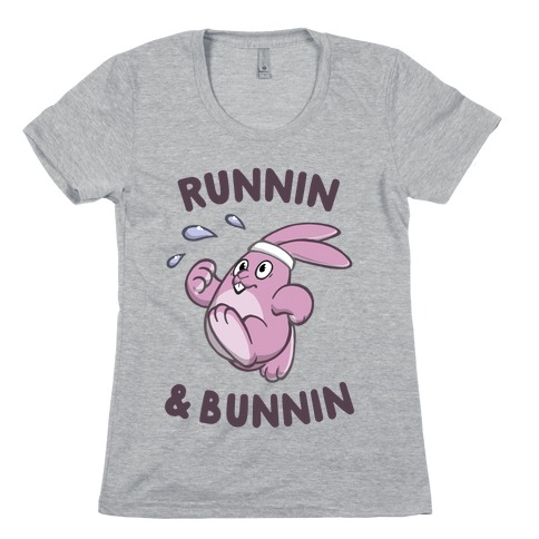 Runnin' And Bunnin' Womens T-Shirt