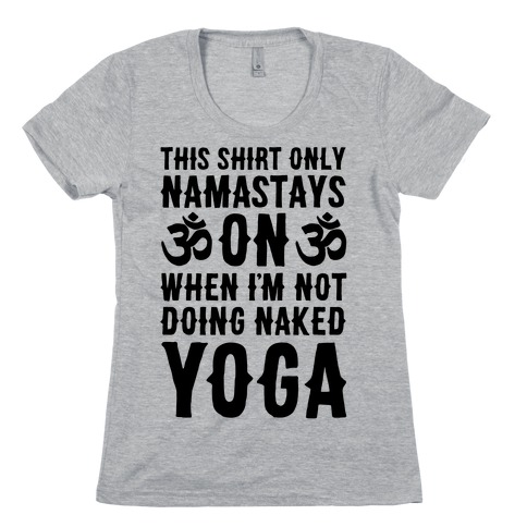 Naked Yoga Womens T-Shirt