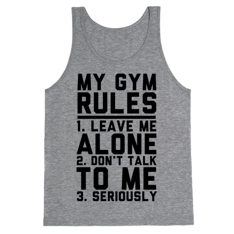 My Gym Rules Tank Top