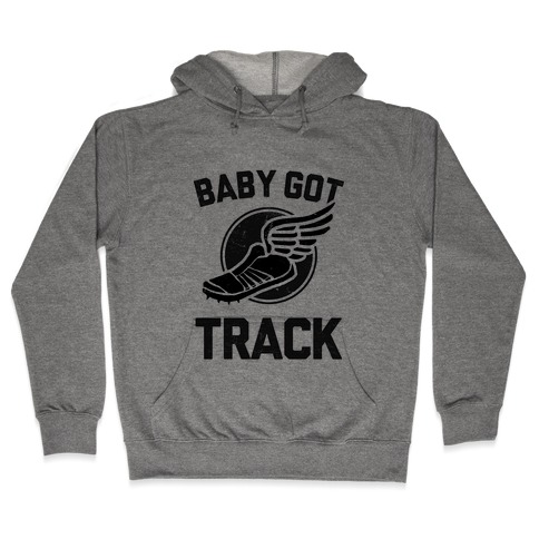 Baby Got Track (Dark tank) Hooded Sweatshirt