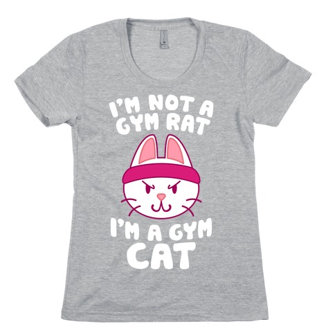 I'm A Gym Cat Womens T-Shirt