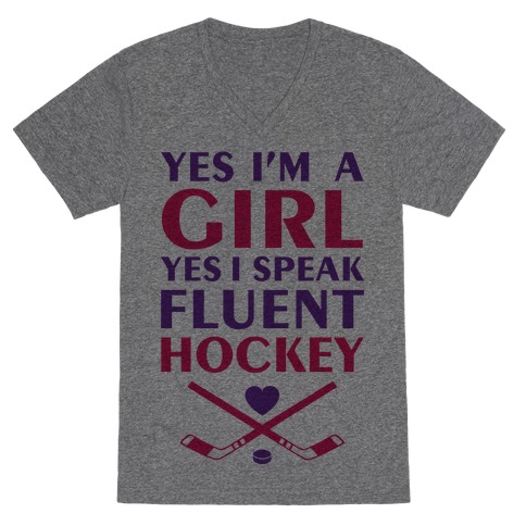 Fluent Hockey V-Neck Tee Shirt