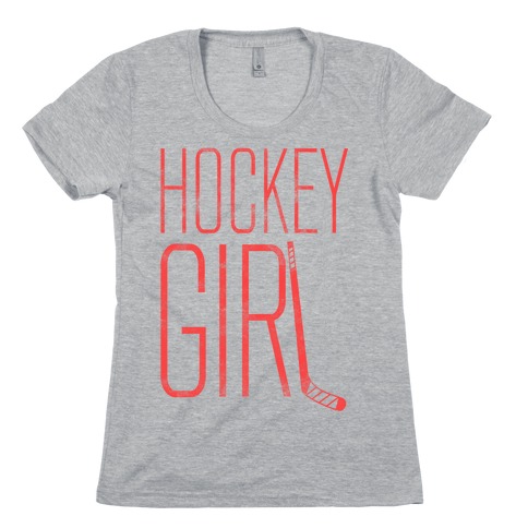 Hockey Girl Womens T-Shirt