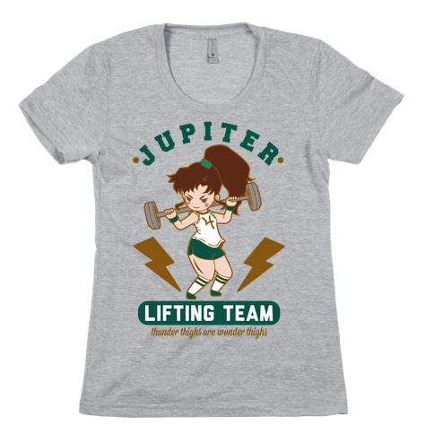Jupiter Lifting Team Thunder Thighs are Wonder Thighs Womens T-Shirt