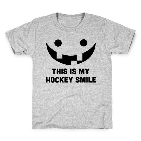This is My Hockey Smile Kids T-Shirt