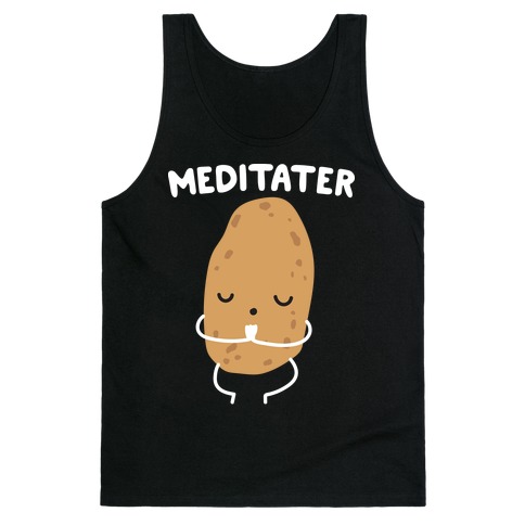 Meditater Meditating Potato Tank Top