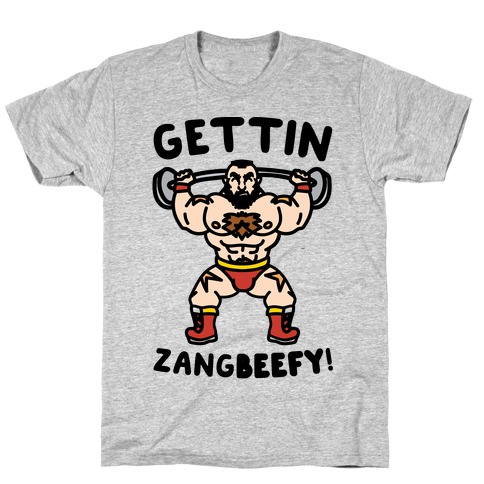 Gettin Zangbeefy Parody T-Shirt