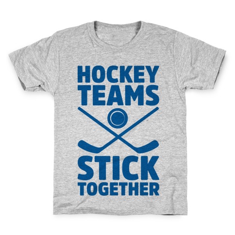 Hockey Teams Stick Together Kids T-Shirt