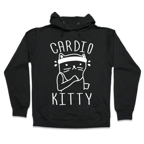 Cardio Kitty Hooded Sweatshirt
