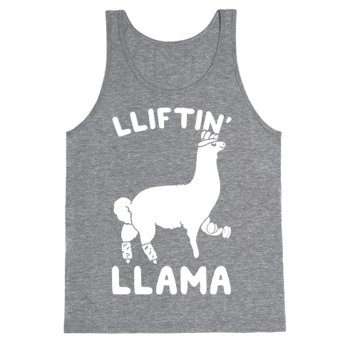 Lifting Llama Tank Top