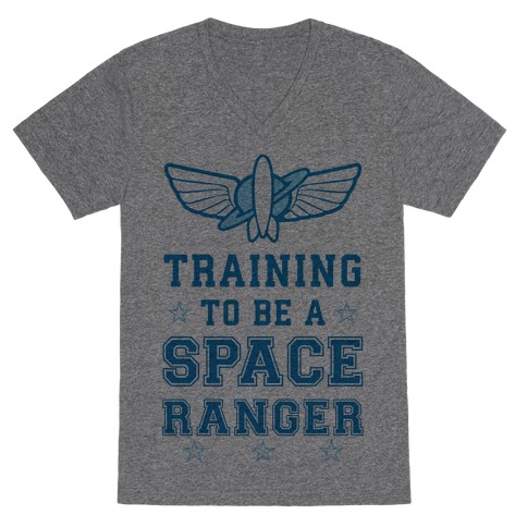 Training To be A Space Ranger V-Neck Tee Shirt