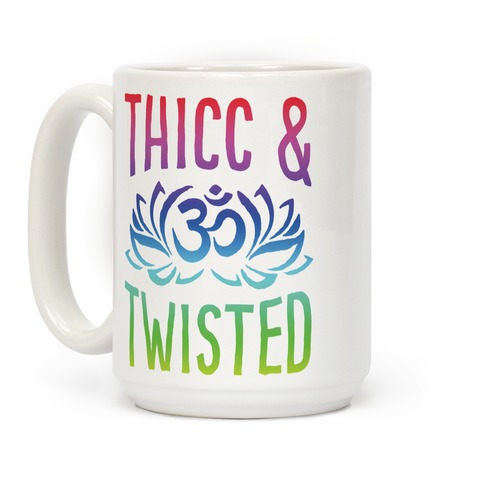 Thicc And Twisted Yoga Coffee Mug