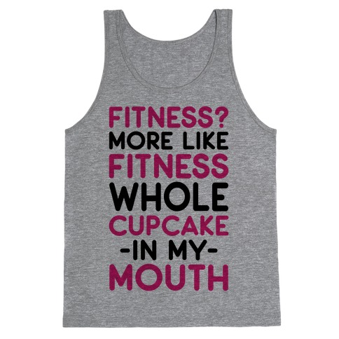 Fitness More like Fitness Whole Cupcake Tank Top