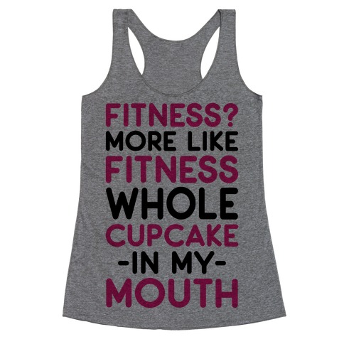 Fitness More like Fitness Whole Cupcake Racerback Tank Top