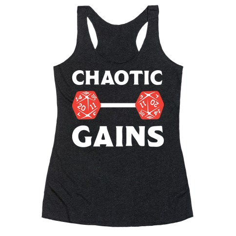 Chaotic Gains Racerback Tank Top