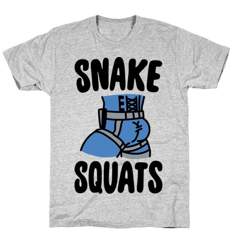 Snake Squats Parody T-Shirt