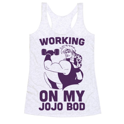 Working On My Jojo Bod Racerback Tank Tops Activate Apparel