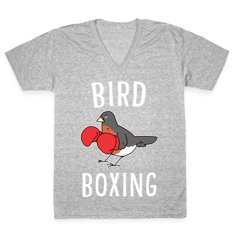 Bird Boxing V-Neck Tee Shirt