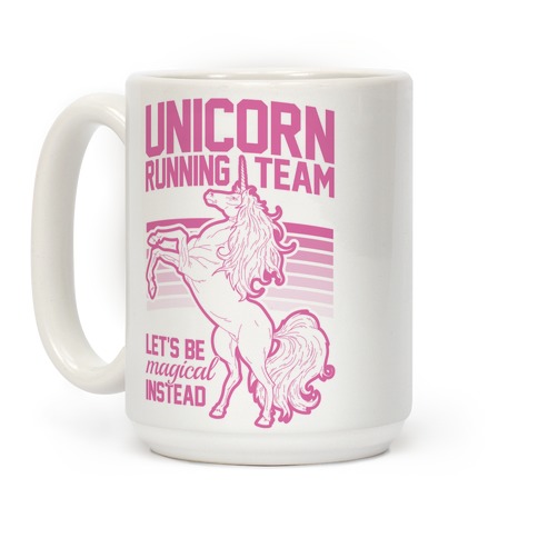 Unicorn Running Team Coffee Mug