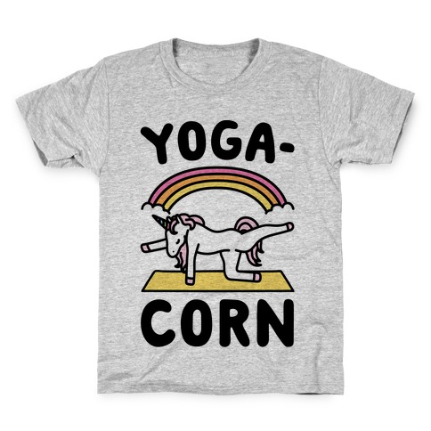 Yoga-Corn Kids T-Shirt
