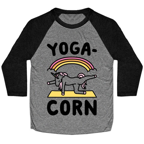 Yoga-Corn Baseball Tee