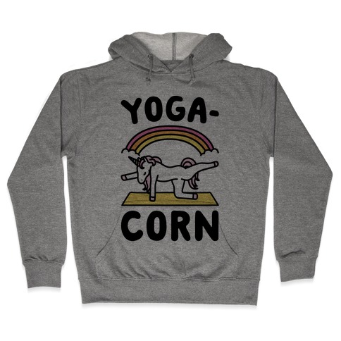 Yoga-Corn Hooded Sweatshirt