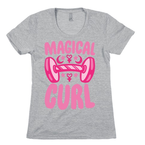Magical Curl Parody Womens T-Shirt