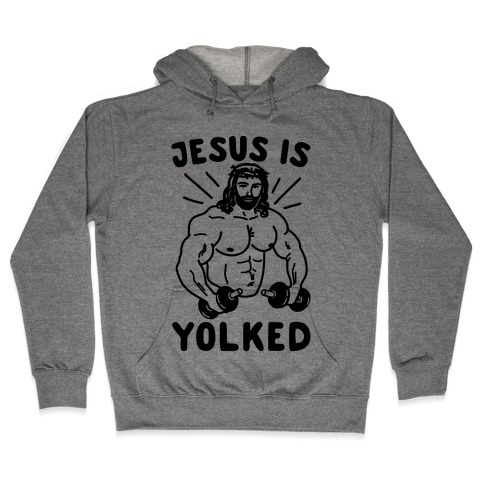 Jesus Is Yolked Hooded Sweatshirt