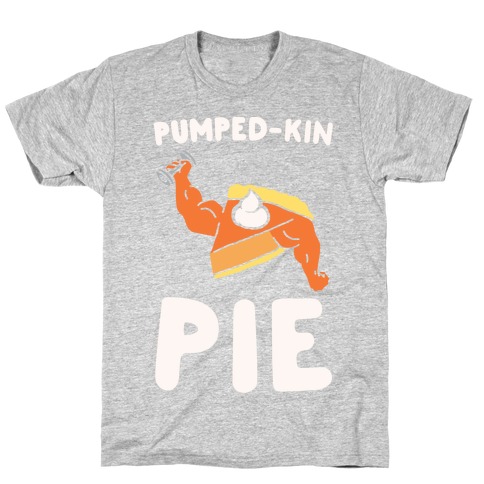 Pumped-kin Pie White Print T-Shirt