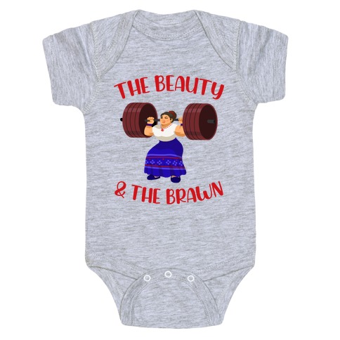 The Beauty and the Brawn Baby One-Piece