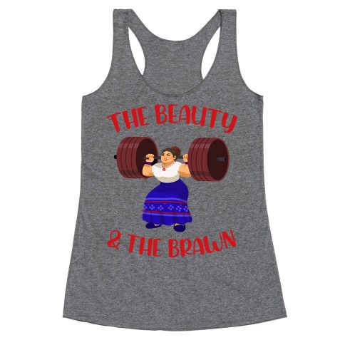 The Beauty and the Brawn Racerback Tank Top