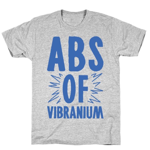 Abs Of Vibranium Parody T-Shirt