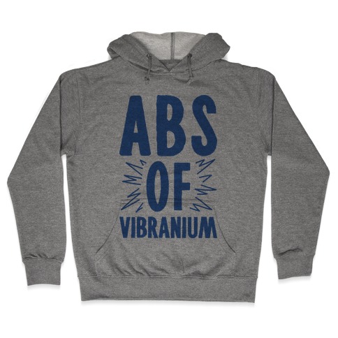 Abs Of Vibranium Parody Hooded Sweatshirt