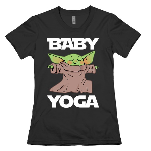 Baby Yoga Womens T-Shirt
