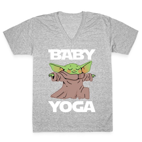 Baby Yoga V-Neck Tee Shirt